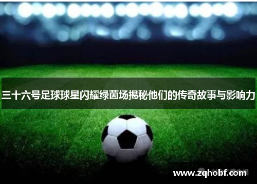三十六号足球球星闪耀绿茵场揭秘他们的传奇故事与影响力